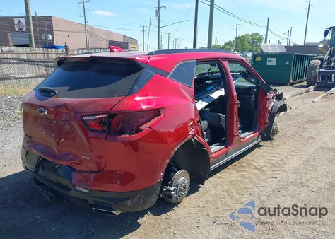 2021 Chevrolet Blazer Rs из США, поврежденный, VIN 3GNKBERS5MS586608